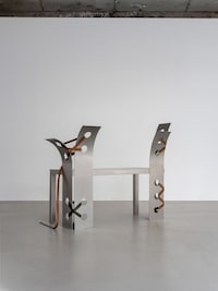 Sculptural Metal Seating Image 2