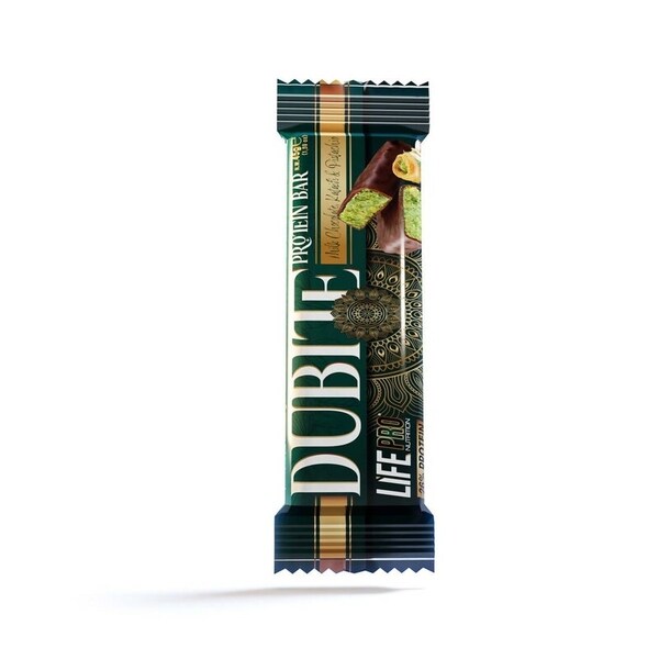 Pistachio-Filled Chocolate Protein Bars
