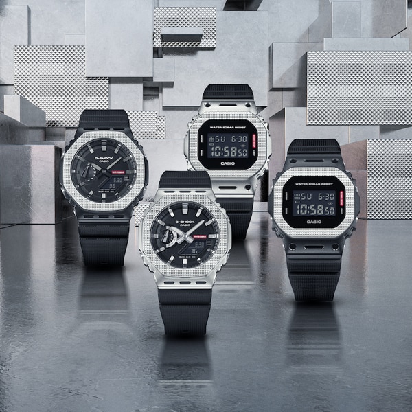 Structural Metal-Made Timepieces