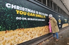 Festive Scratch-and-Sniff Billboards