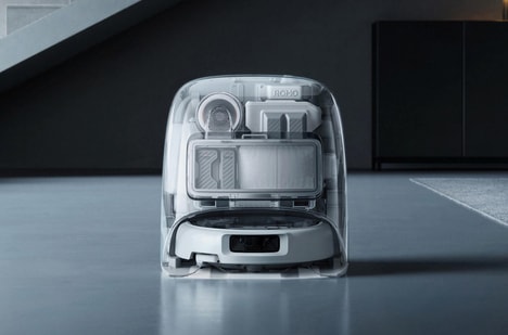 Sleek Glass-Shell Vacuums