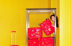 Bold Red Luggage Series