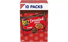 Bite-Sized Fudge-Drizzled Crackers: Ritz Drizzled Minis Crackers are ...