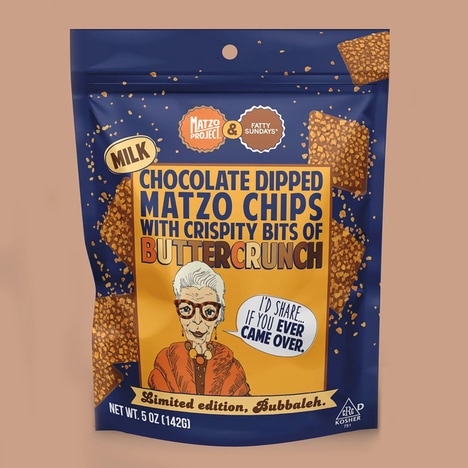 Chocolate-Dipped Matzo Chips
