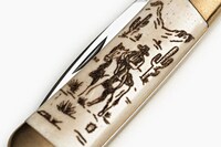 Hand-Carved Bronze Bone Knives Image 5