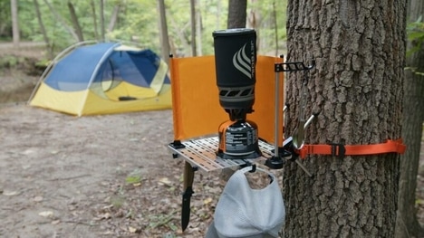 Tree-Mounted Camping Tables