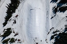 Cutting-Edge Snow Storage