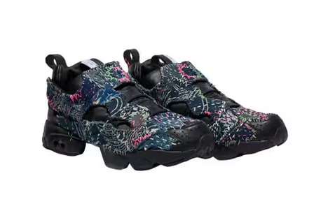 Textural Stitched Sneakers
