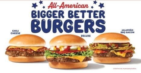 Oversized Americana Cuisine Burgers