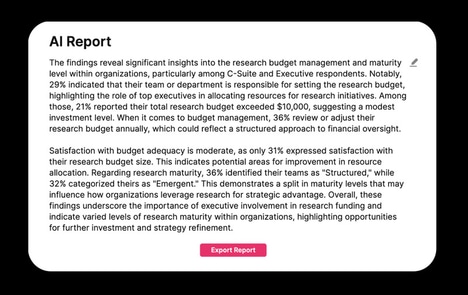 Survey Insight Tools
