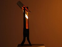 Glowing Bamboo Lamp Image 2