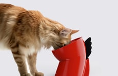 Dinosaur-Inspired Cat Bowls