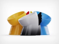 Dinosaur-Inspired Cat Bowls Image 2