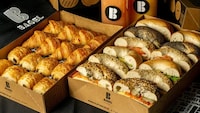 Snacking-Friendly Bagel Catering Menus Image 1