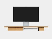 Wood Desk Shelves Image 3