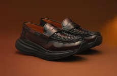 Woven Leather Loafers