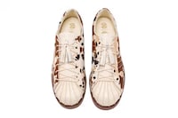Cow Print Textural Footwear Image 1