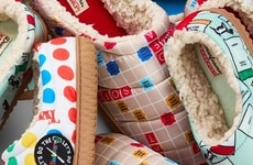 Vibrant Boardgame-Inspired Slippers