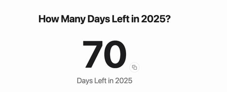 Real-Time Year Countdowns