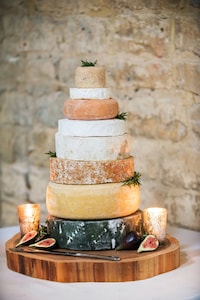 Cheese Wheel Wedding Cakes Image 1