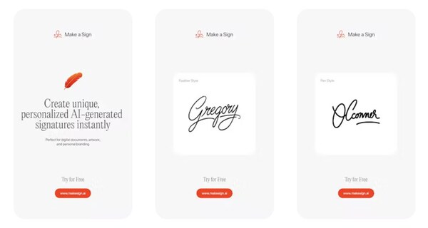 Digital Signatures Tools: Make A Sign Creates AI-Generated Signatures ...