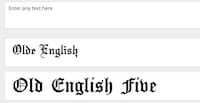 Gothic Text Generators Image 1