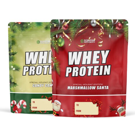 Festively Flavored Whey Proteins
