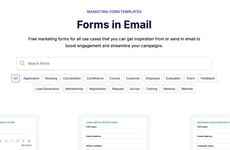 Email Embedded Forms