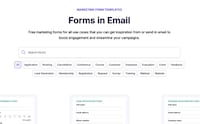 Email Embedded Forms