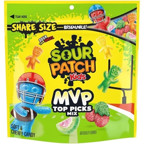 Football-Themed Sour Candies