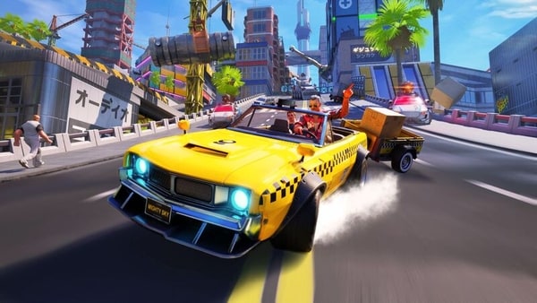 Futuristic Taxi Drifting Games