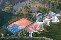 Colorful Municipal Recreational Facilities Image 1