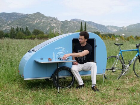 Towable Cyclist Camping Trailers