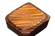 Salted Caramel Christmastime Brownies