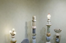 Stone Floral Sculptures