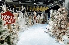 Immersive Elevator Holiday Experiences