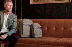 Heritage-Inspired Tweed Luggage Capsules