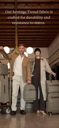 Heritage-Inspired Tweed Luggage Capsules Image 3