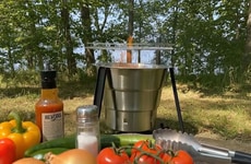 Three-in-One Camping Fire Pits