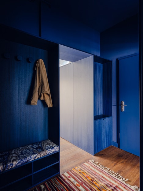 Blue-Accented Rooftop Residences