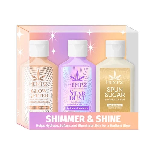 Shimmer-Focused Moisturizing Sets