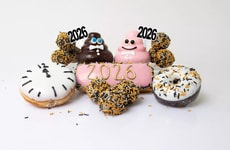 Celebratory New Year's Donuts