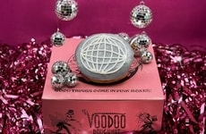 Disco-Themed New Years Donuts