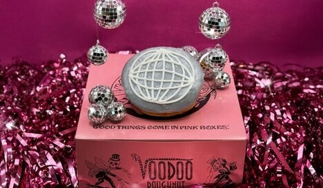 Disco-Themed New Years Donuts