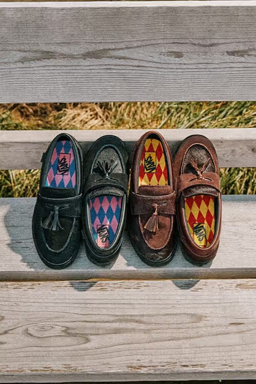 Asymmetrical Skate Loafers : BILLY'S x Vans Year of the Horse
