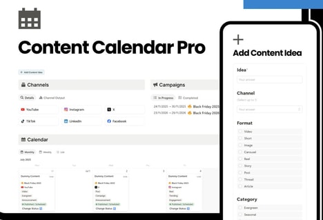 Content Planner Templates