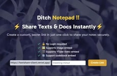 Instant Text Sharing