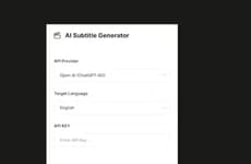 Subtitle Translator Tools