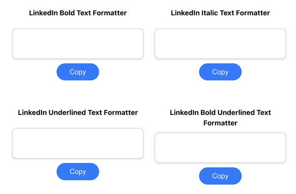 Social Professional Formatter Tools: LinkedIn Text Formatter Applies ...