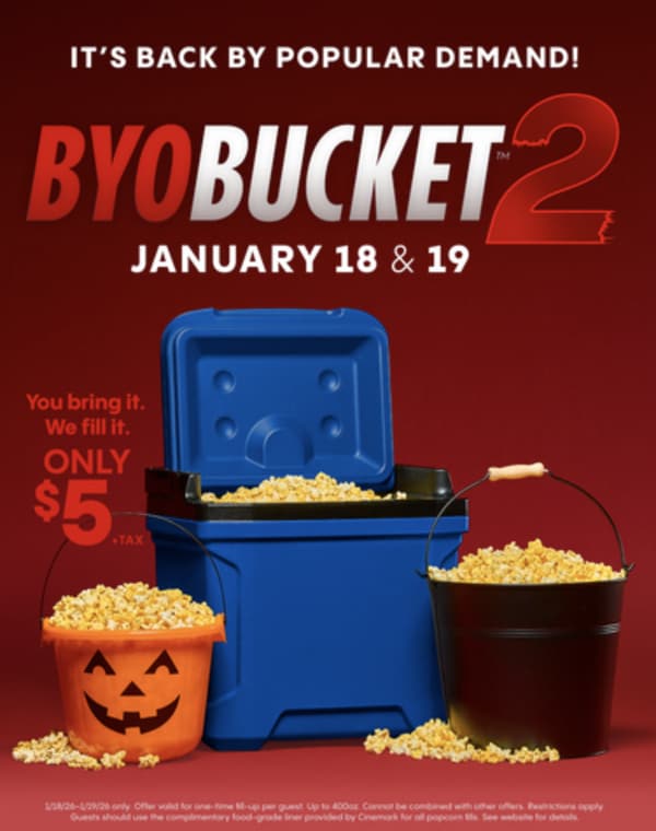 Popcorn-Focused Cinema Campaigns